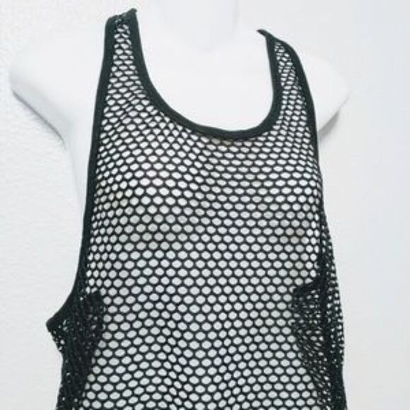 NWOT FABLETICS Carly Mesh Workout Tank Top L - Picture 3 of 9